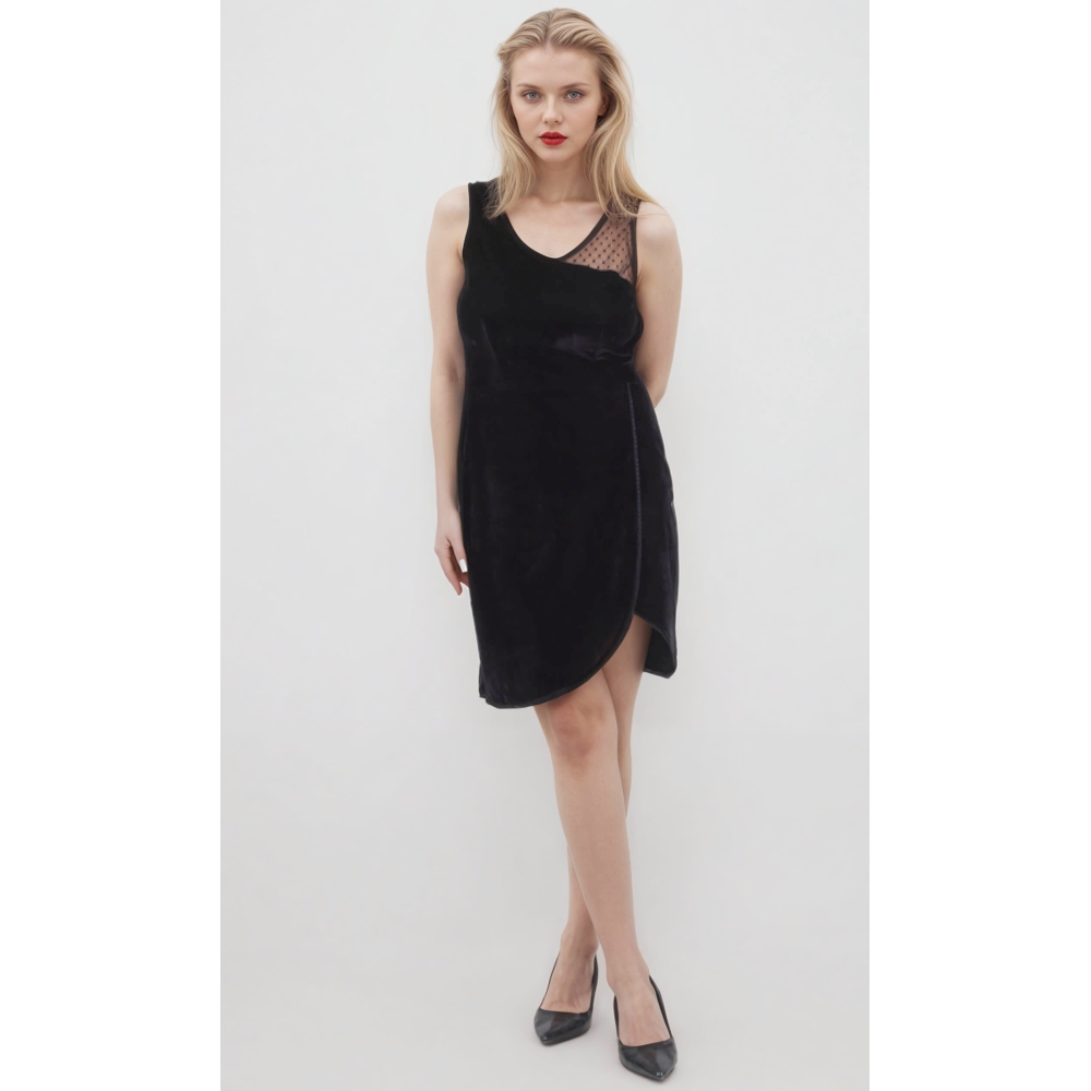Attitude Corsets - Allaric Kurzes Kleid - Schwarz